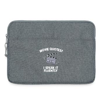 Movie Night Statement Movies Cineast Theatre Movies - Sacoche pour ordinateur portable 15 pouces - gris chiné - Devant