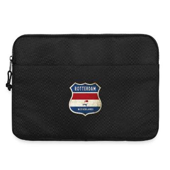 Conception des armoiries de Rotterdam (Pays-Bas) - Sacoche pour ordinateur portable 15 pouces - noir - Devant