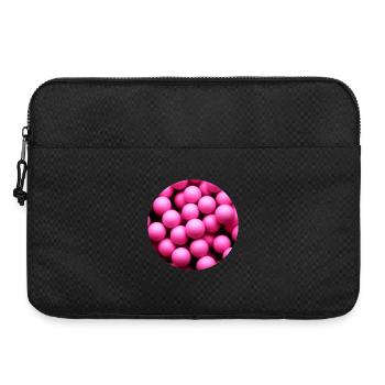 roundpinkballs - Laptop bag 15" - black - Front