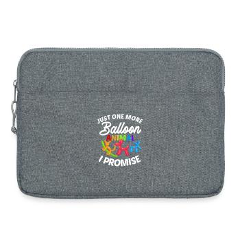 Ballon Twisting Design - Laptoptasche 15" - Grau meliert - Vorne