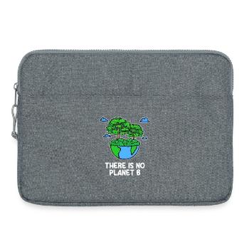 Déclaration de la planète Terre Mère Conservation des arbres - Sacoche pour ordinateur portable 15 pouces - gris chiné - Devant