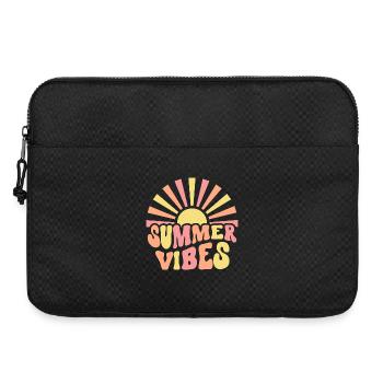 Summer Vibes - Laptoptasche 15" - Schwarz - Vorne