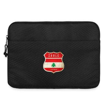 Zahlé Libanon Wappen Flaggen Design - Laptoptasche 15" - Schwarz - Vorne