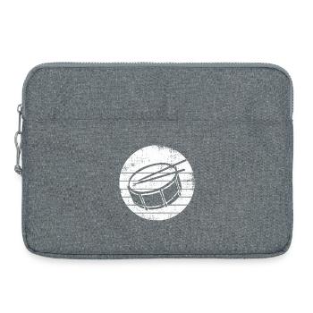 Snare Drum Zeichnung - Laptoptasche 15" - Grau meliert - Vorne