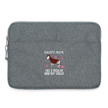 Okapi Wildnis Abenteuer - Laptoptasche 15" - Grau meliert - Vorne