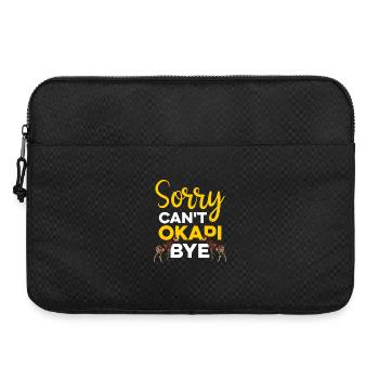Okapi Highlights im Zoo - Laptoptasche 15" - Schwarz - Vorne