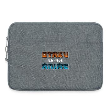 Manga Déclaration Anime Comic Otaku Japonais - Sacoche pour ordinateur portable 15 pouces - gris chiné - Devant