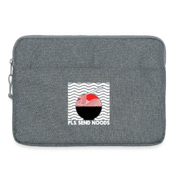 Ramen japonais Déclaration Manga Anime Extrême-Orient - Sacoche pour ordinateur portable 15 pouces - gris chiné - Devant