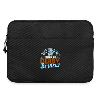 Rollschuh Design - Laptoptasche 15" - Schwarz - Vorne