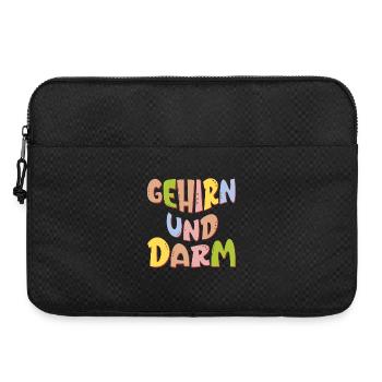 GEHIRN UND DARM - MENTALE GESUNDHEIT ACHTSAMKEIT - Laptoptasche 15" - Schwarz - Vorne