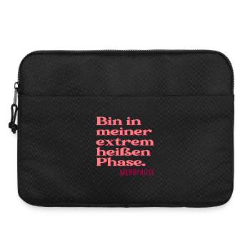MENOPAUSE SPRÜCHE LUSTIG - HITZE PHASE - Laptoptasche 15" - Schwarz - Vorne