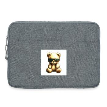 Teddycool II - Laptoptasche 15" - Grau meliert - Vorne
