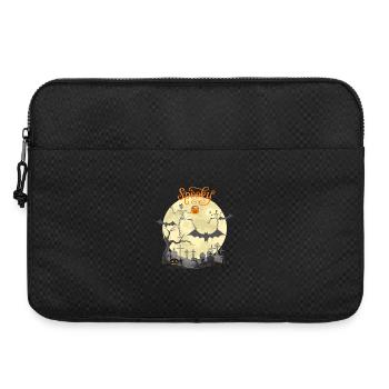 Spooky Dancing Skeletons Bats Moon Pumpkin - Sacoche pour ordinateur portable 15 pouces - noir - Devant