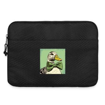 Duck with Bowtie - Laptoptasche 15" - Schwarz - Vorne