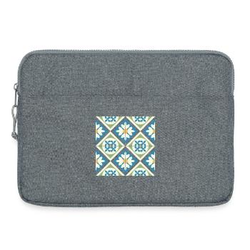 Andalusian Tiles 13 - Laptop bag 15" - heather grey - Front