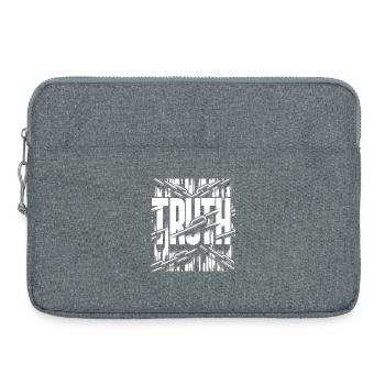 Truth - Laptop bag 15" - heather grey - Front