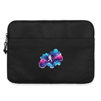 Astronaut in the Colorful Nebula: Space Hike - Laptop bag 15" - black - Front