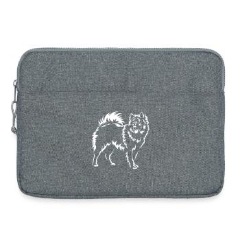 Eurasier "Black Edition" - Laptop bag 15" - heather grey - Front