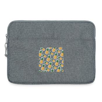 Leckere Ananas - Laptoptasche 15" - Grau meliert - Vorne