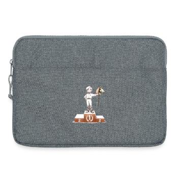 Hobby Horsing Siegerpodest - Laptoptasche 15" - Grau meliert - Vorne