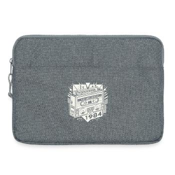 Anniversaire très le meilleur de 1984 rétro - Sacoche pour ordinateur portable 15 pouces - gris chiné - Devant