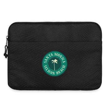 Santa Monica Beach Badge - Laptoptasche 15" - Schwarz - Vorne