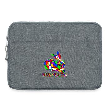 Nuremberg - Hase - Pop Art - Sacoche pour ordinateur portable 15 pouces - gris chiné - Devant