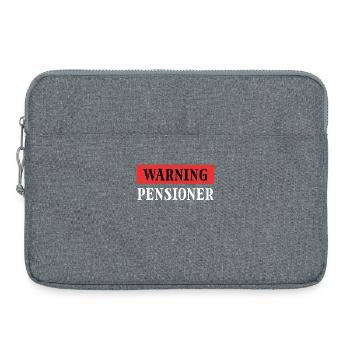 Retirement Senior Statement Retirement Leisure - Laptop bag 15" - heather grey - Front