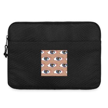 Eyes lined up - Laptop bag 15" - black - Front