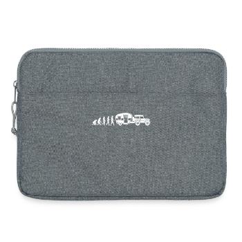 Camping Wanderlust Wanderer Camper Caravan - Laptop bag 15" - heather grey - Front