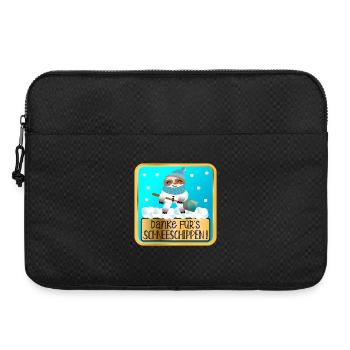DANKESCHÖN GESCHENKE - SCHNEE SCHIPPEN FAULTIERE - Laptoptasche 15" - Schwarz - Vorne