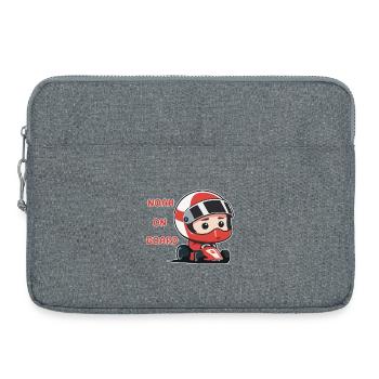 Noah on board - Laptop bag 15" - heather grey - Front