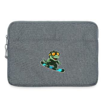 T-Rex Snowboarding - Laptop bag 15" - heather grey - Front