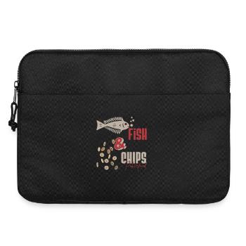 Poker- POKER FISH AND CHIPS Poker food- poker play - Sacoche pour ordinateur portable 15 pouces - noir - Devant