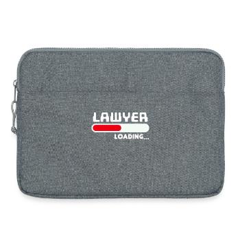 Déclaration de carrière Succès Avocat Profession Travail - Sacoche pour ordinateur portable 15 pouces - gris chiné - Devant