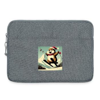Marmot Ski Vintage Poster - Laptop bag 15" - heather grey - Front