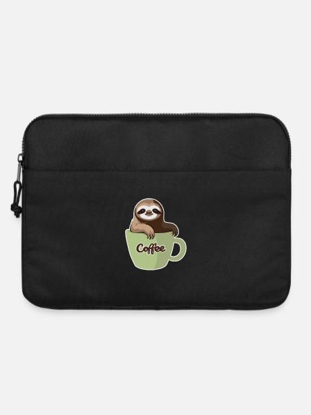 Sloth Coffee - Laptop bag 15" - black