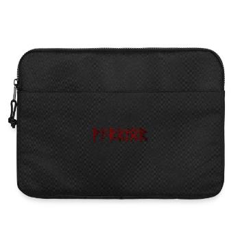 Lettrage guerrier Runes rouges - Sacoche pour ordinateur portable 15 pouces - noir - Devant