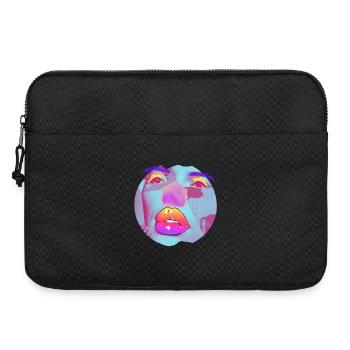 Collage lumineux Pop Art - Sacoche pour ordinateur portable 15 pouces - noir - Devant