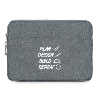 Architect Routine - Laptop bag 15" - heather grey - Front