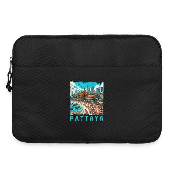 Pattaya Thailand Strand Design - Laptoptasche 15" - Schwarz - Vorne
