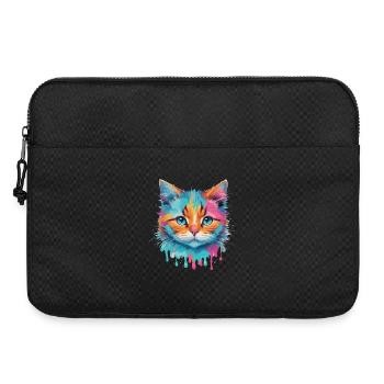 Cute Cat - Laptop bag 15" - black - Front