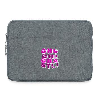 Chuchichästli Kultbegriff Schweizer Dialekt - Laptoptasche 15" - Grau meliert - Vorne