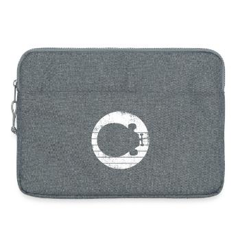 Skateboard Drawing - Laptop bag 15" - heather grey - Front