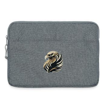 Tee Majestueux Aigle Brodé - Sacoche pour ordinateur portable 15 pouces - gris chiné - Devant
