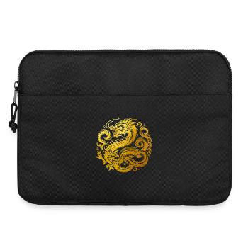 Tatouage de dragon chinois - Sacoche pour ordinateur portable 15 pouces - noir - Devant