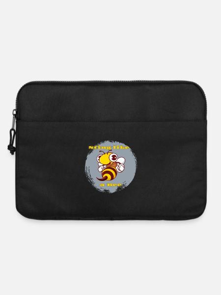 Sting like a bee - Laptoptasche 15" - Schwarz