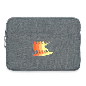 Stunt Wave Ski nautique Wakeboard Surf - Sacoche pour ordinateur portable 15 pouces - gris chiné - Devant