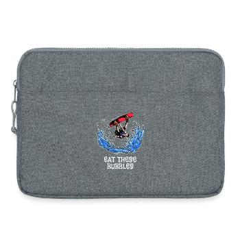 Surf, Ski nautique, Surf, Wakeboard, Déclaration - Sacoche pour ordinateur portable 15 pouces - gris chiné - Devant