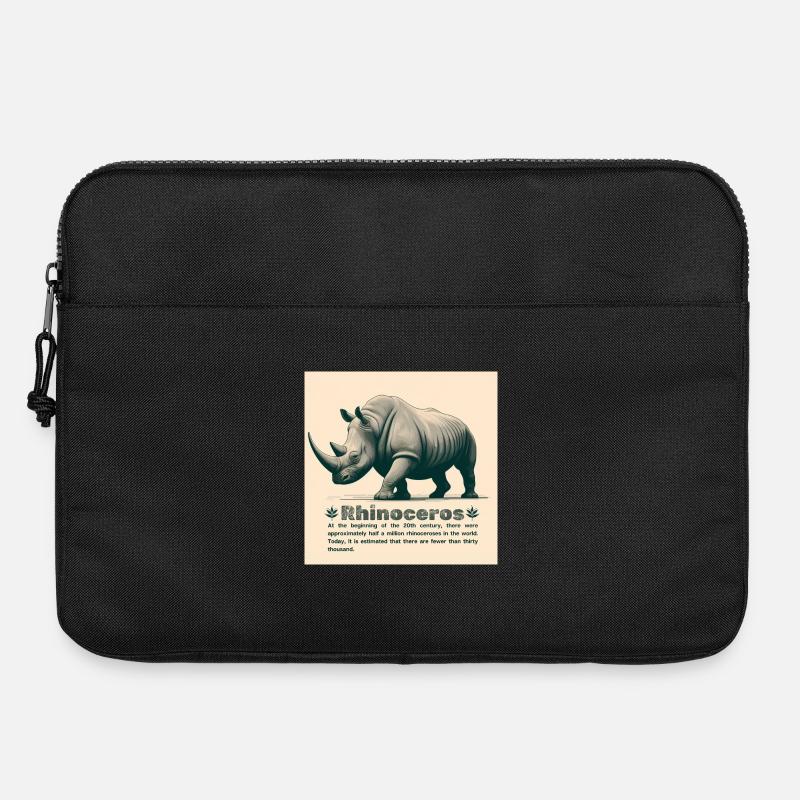 Nashorn - Laptoptasche 15" - Schwarz